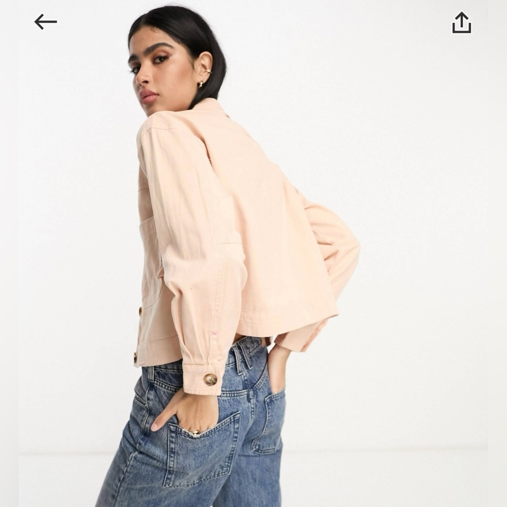 Cropped Jean Jacket - Picture 2 of 4